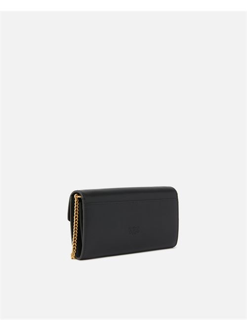Portafoglio a tracolla piccolo Love Bag in pelle PINKO | 100062A0F1/Z99Q